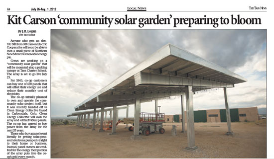 Community Solar Array